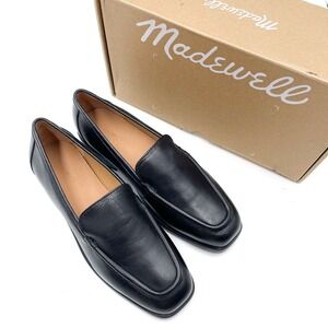 Madewell Bennie Black Leather Loafers